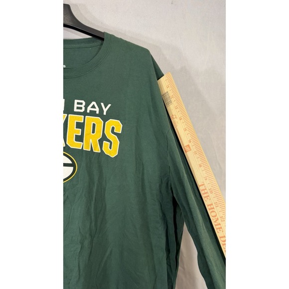 Green Bay Packers Long Sleeve Crewneck T-shirt Green NFL Football Fanatics 3XL - Picture 8 of 13